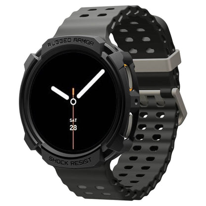 Θήκη Spigen Rugged Armor για Samsung Galaxy Watch8 44mm, Μαύρο Ματ ACS10006