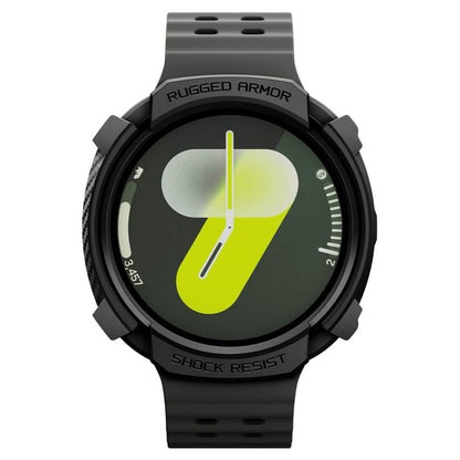 Θήκη Spigen Rugged Armor για Samsung Galaxy Watch8 44mm, Μαύρο Ματ ACS10006