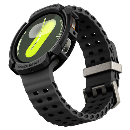 Θήκη Spigen Rugged Armor για Samsung Galaxy Watch8 44mm, Μαύρο Ματ ACS10006