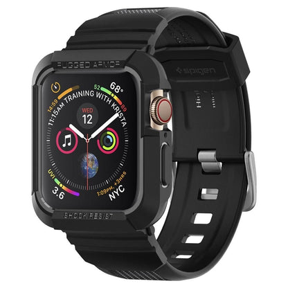 Θήκη Spigen Rugged Armor Pro για Apple Watch 44mm Series, Μαύρη 062CS25324