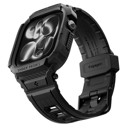 Θήκη Spigen Rugged Armor Pro για Apple Watch Series 12 42mm, Μαύρο Ματ ACS11883