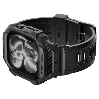 Θήκη Spigen Rugged Armor Pro για Apple Watch Series 12 42mm, Μαύρο Ματ ACS11883