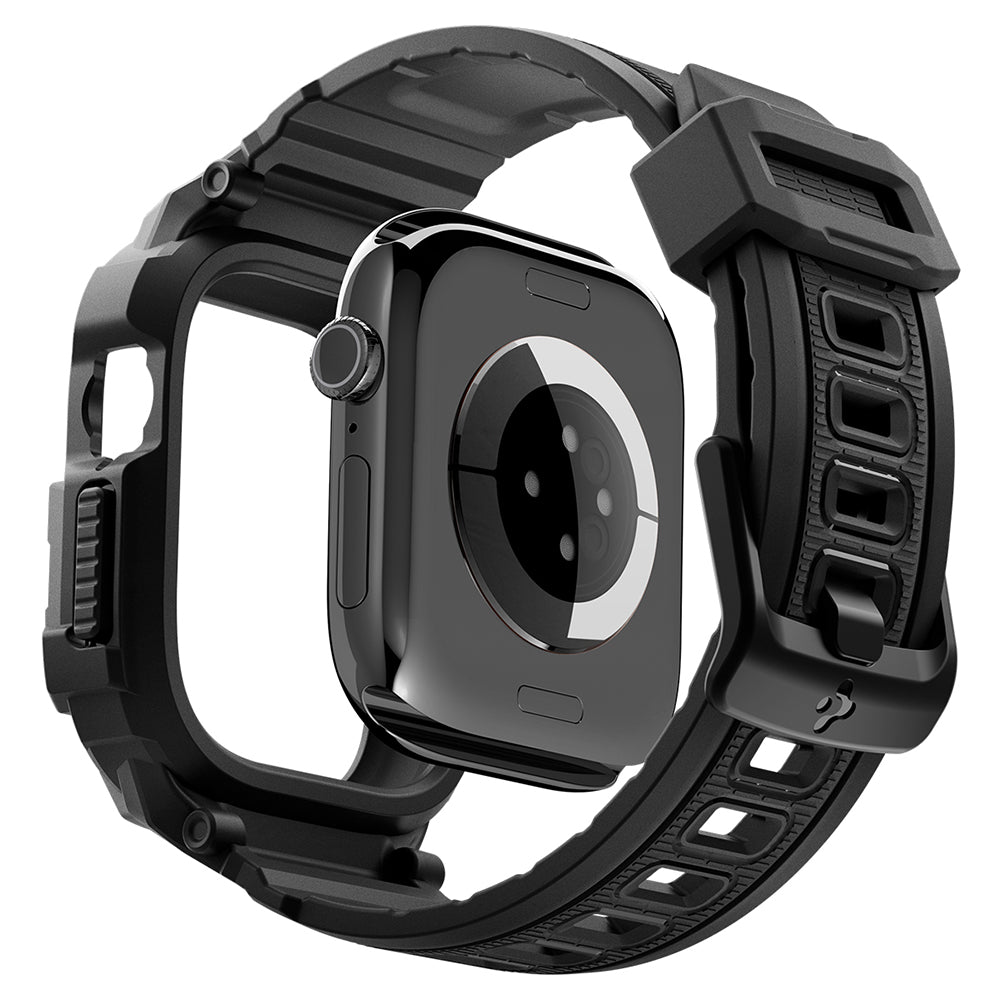 Θήκη Spigen Rugged Armor Pro για Apple Watch Series 12 46mm, Μαύρο Ματ ACS11894