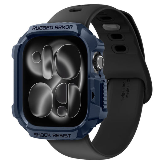 Θήκη Spigen Rugged Armor V2 για Apple Watch Series 10 / 11 42mm, Μπλε Ναυτικό