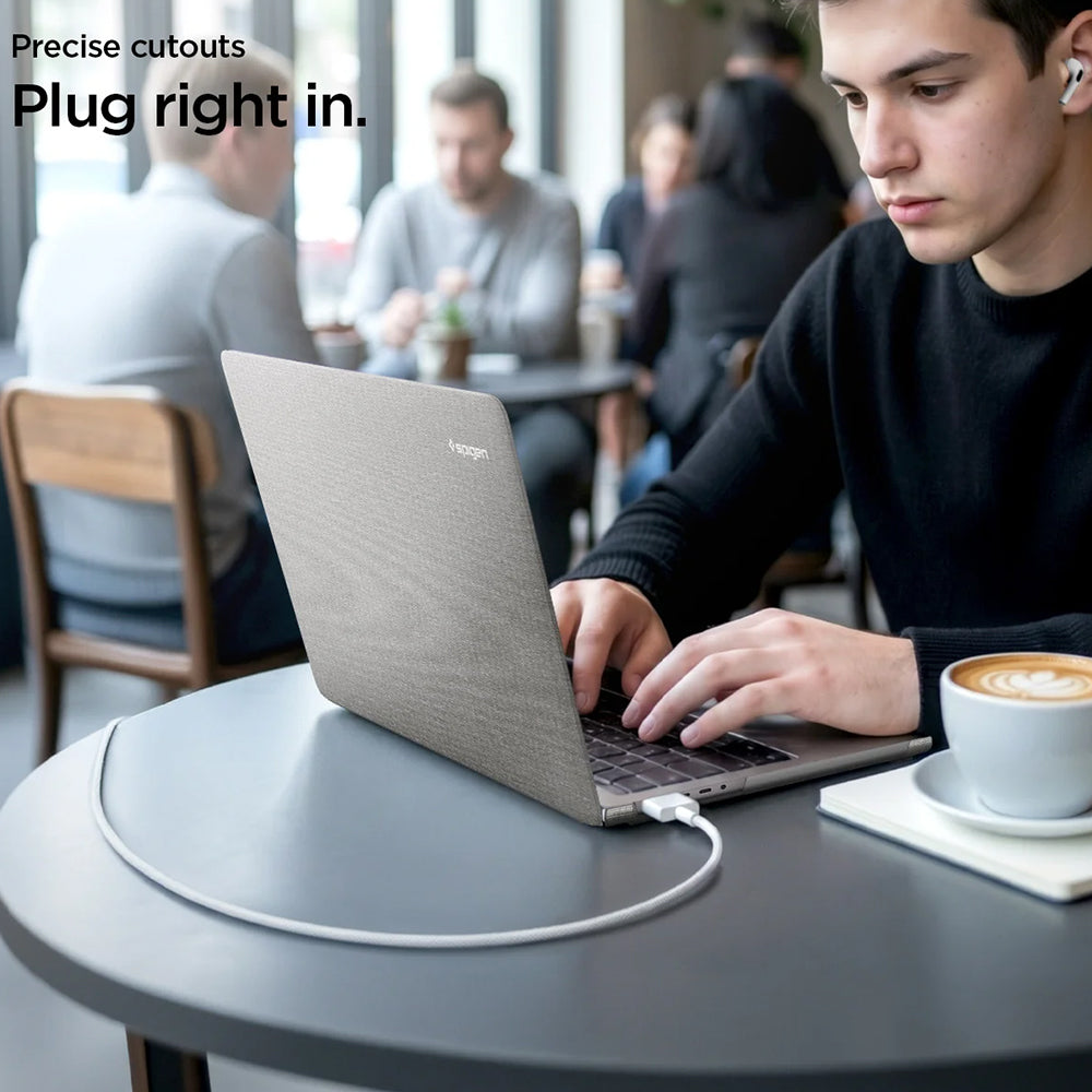 Θήκη Spigen Urban Fit για MacBook Neo 13 ιντσών, Γκρι ACS11542