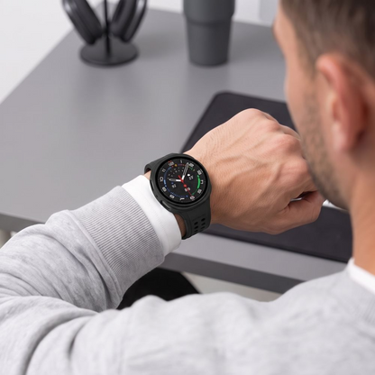 Θήκη Tech-Protect Defense για Samsung Galaxy Watch9 / Watch8 40mm, Σετ 2 τεμαχίων, Μαύρο / Διαφανές