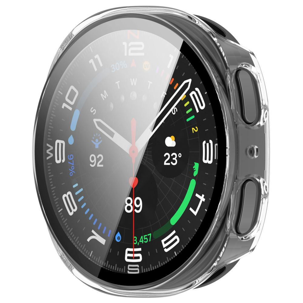 Θήκη Tech-Protect Defense για Samsung Galaxy Watch 9 / Watch8 44mm, Σετ 2 τεμάχια, Μαύρο / Διαφανές