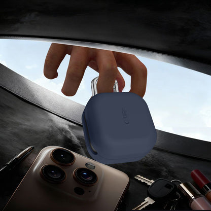 Θήκη Tech-Protect Silicone Hook για Samsung Galaxy Buds4 / Buds4 Pro, Μπλε Ναυτικό