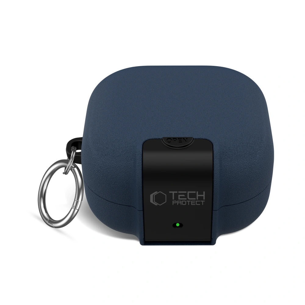 Θήκη Tech-Protect Slim Hook για Samsung Galaxy Buds4 / Buds4 Pro, Μπλε Ναυτικό
