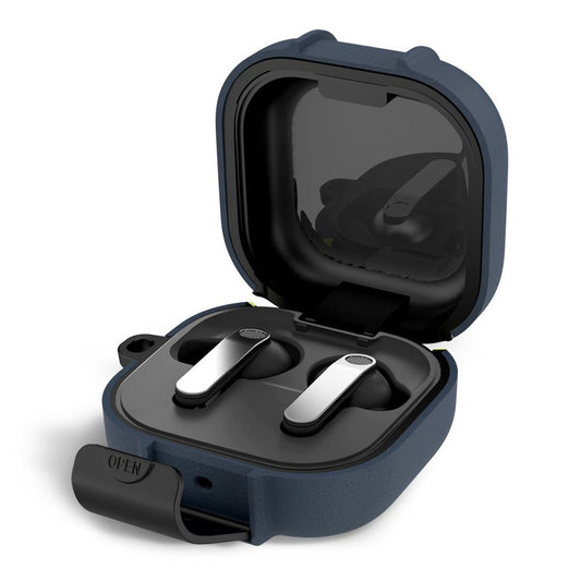 Θήκη Tech-Protect Slim Hook για Samsung Galaxy Buds4 / Buds4 Pro, Μπλε Ναυτικό