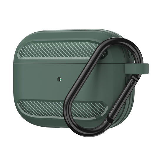 Θήκη Techsuit Carbon για Apple AirPods 3, Πράσινο