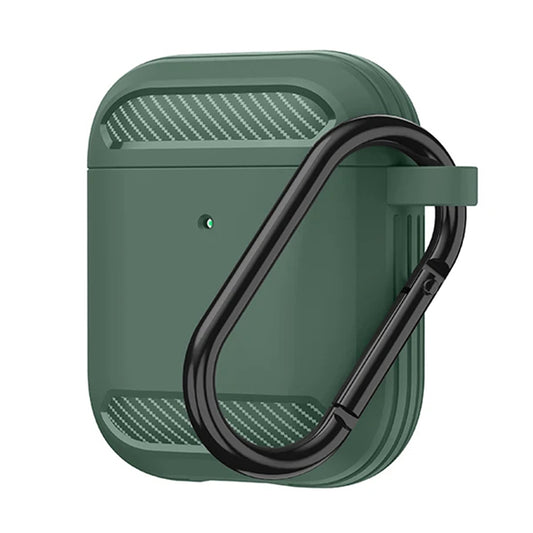Θήκη Techsuit Carbon για Apple AirPods Gen 2 / Gen 1, Πράσινο