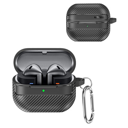 Θήκη Techsuit CarbonFiber για Samsung Galaxy Buds3 FE / Buds3 Pro / Buds3, Μαύρη