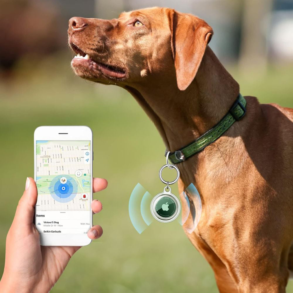 Θήκη Techsuit CT15 για Apple AirTag, Διαφανής