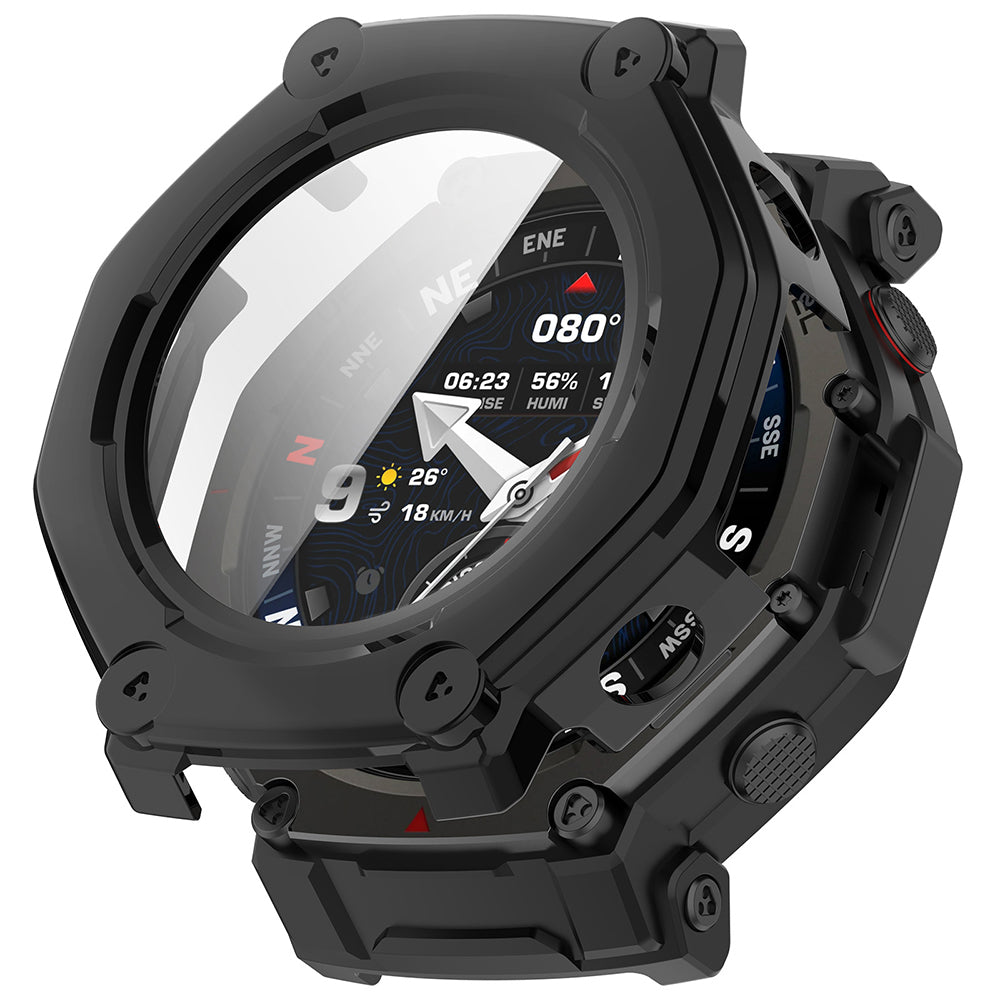 Θήκη Techsuit Defense360 Pro για Amazfit T-Rex 3 Pro, Μαύρη