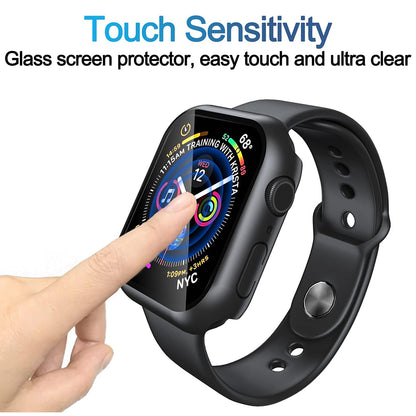 Techsuit Defense360 Pro Case for Apple Watch 7 41mm Series, Black