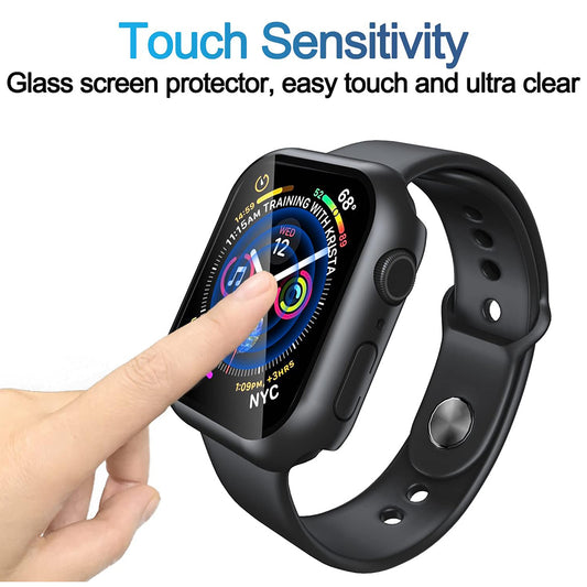 Techsuit Defense360 Pro Case for Apple Watch 7 41mm Series, Black
