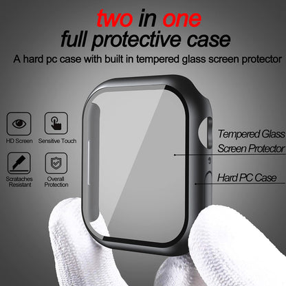 Techsuit Defense360 Pro Case for Apple Watch 7 41mm Series, Black