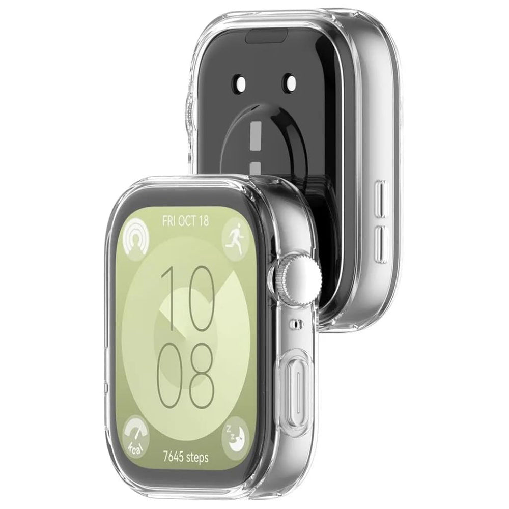 Techsuit Defense360 Pro Case for Huawei Watch Fit 3, Transparent