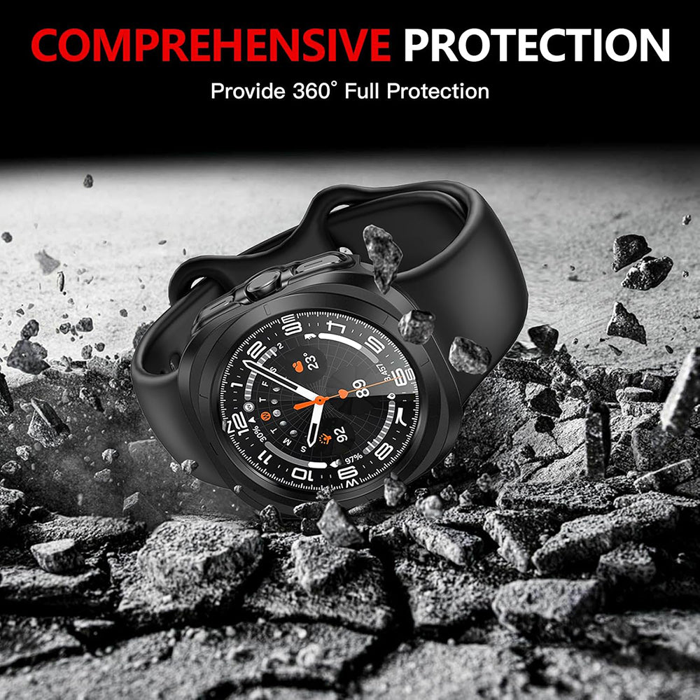 Θήκη Techsuit Defense360 Pro για Samsung Galaxy Watch Ultra, Μαύρη