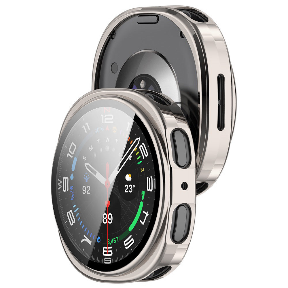 Θήκη Techsuit Defense360 Pro για Samsung Galaxy Watch9 / Watch8 40mm, Ασημί Περλέ