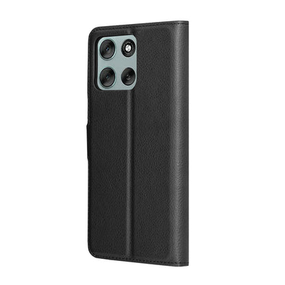Θήκη για Motorola Moto G56, Techsuit, Leather Folio, Μαύρο