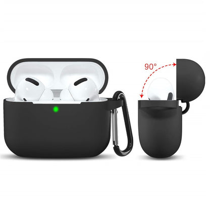 Techsuit Silicone Case for Apple AirPods Pro Series, Black