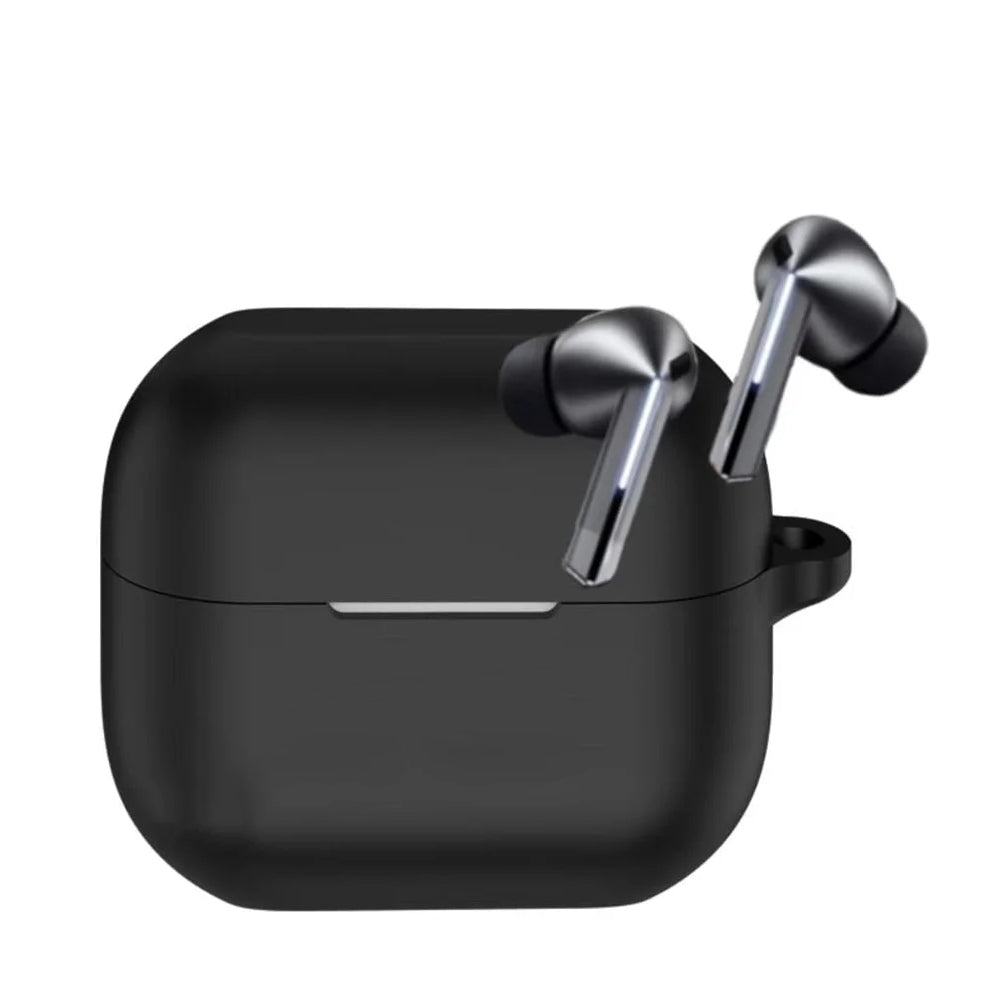Θήκη Techsuit από σιλικόνη για Samsung Galaxy Buds3 FE / Buds3 Pro / Buds3, Μαύρη
