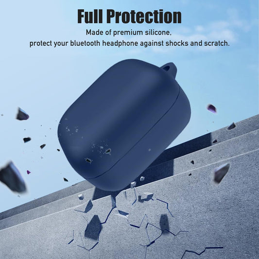 Θήκη Techsuit Silicone για Samsung Galaxy Buds4 / Buds4 Pro, Μπλε Ναυτικό