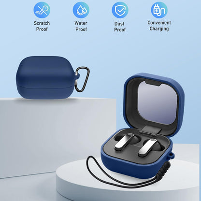 Θήκη Techsuit Silicone για Samsung Galaxy Buds4 / Buds4 Pro, Μπλε Ναυτικό