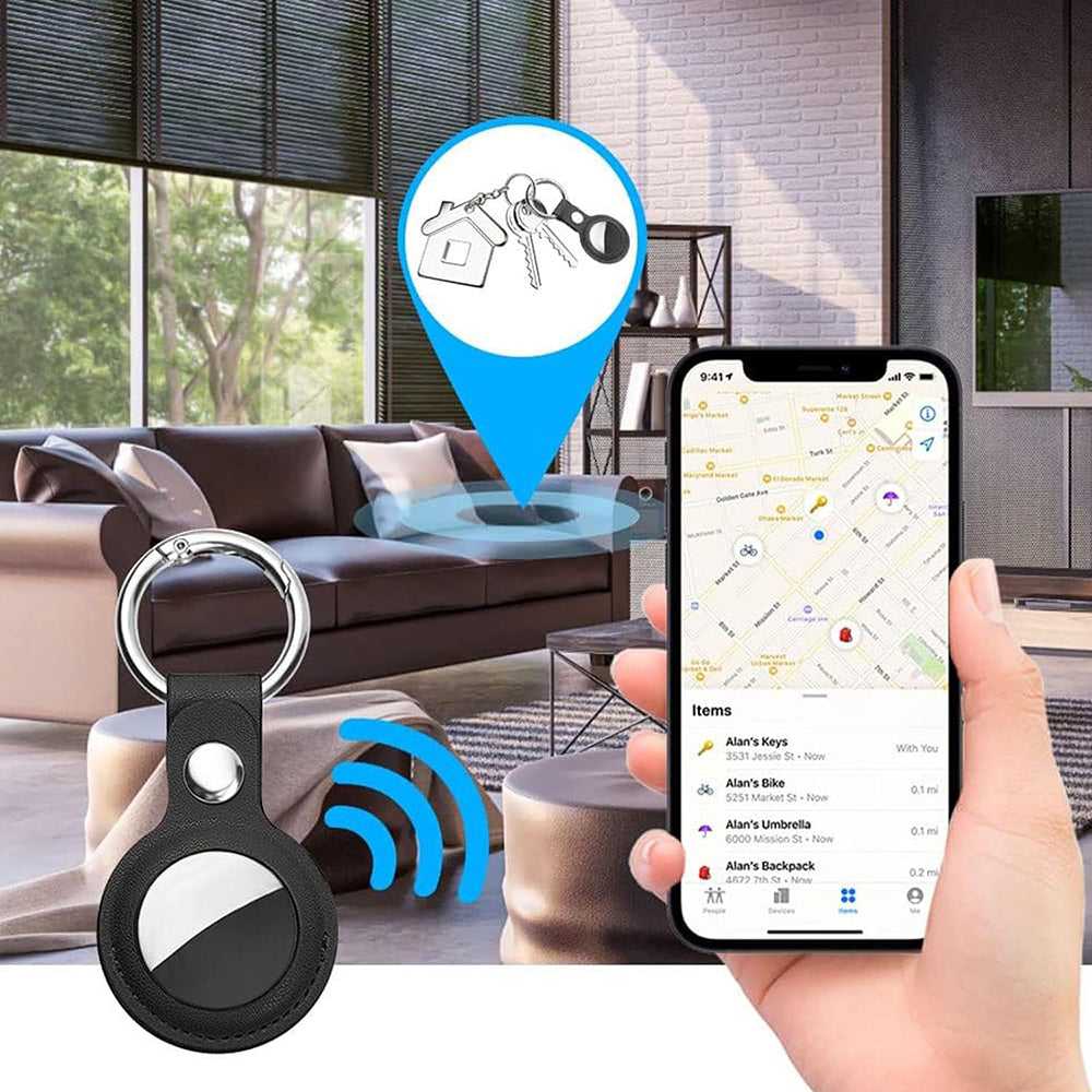 Θήκη Techsuit SLH1 για Apple AirTag, Μαύρη