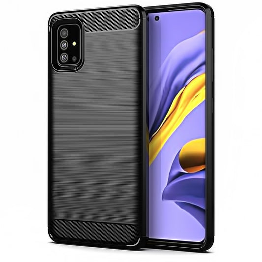 Θήκη για Samsung Galaxy A51 5G A516, Carbon, Μαύρη