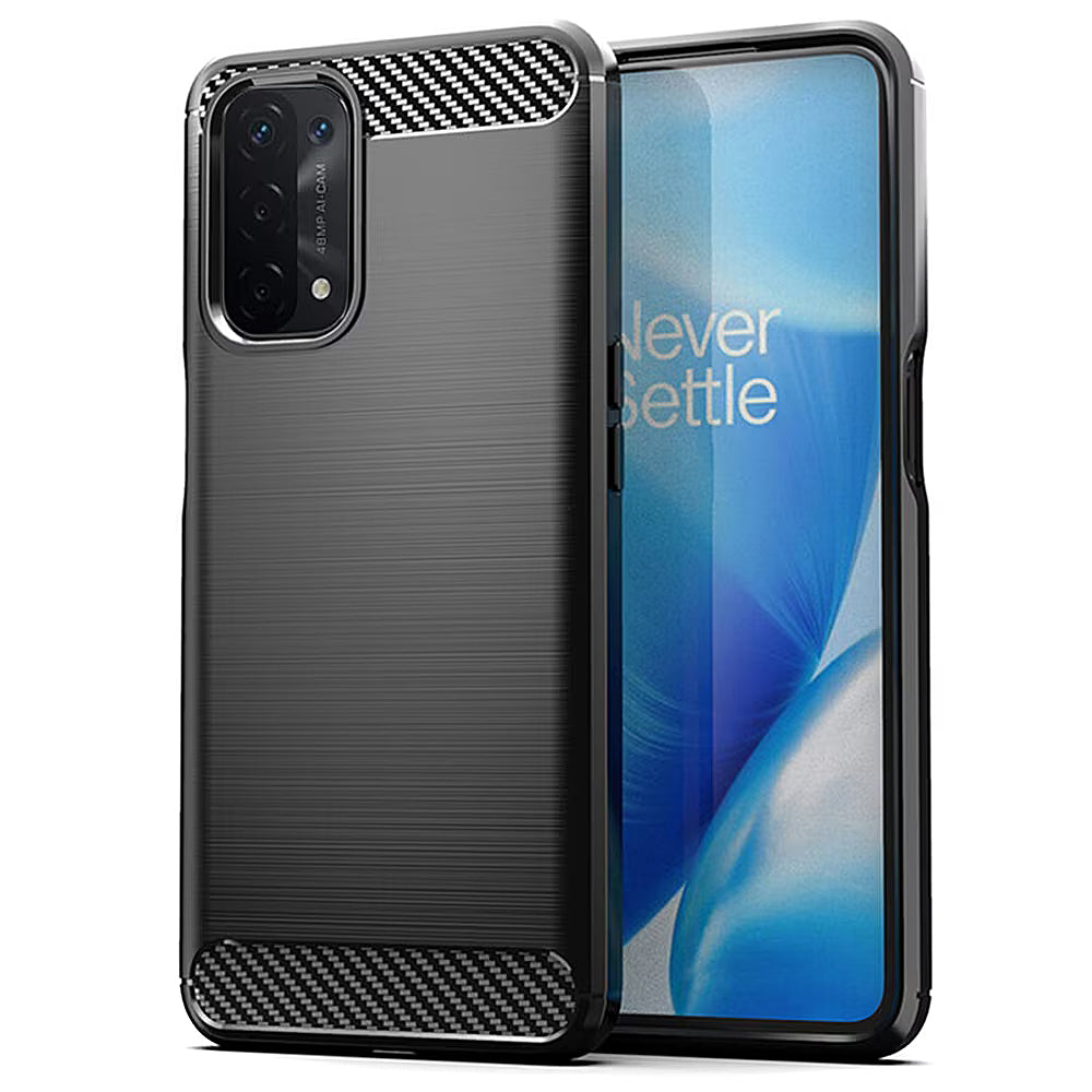Θήκη για Oppo A74 5G / A54 5G / A93 5G, OEM, Άνθρακας, Μαύρο