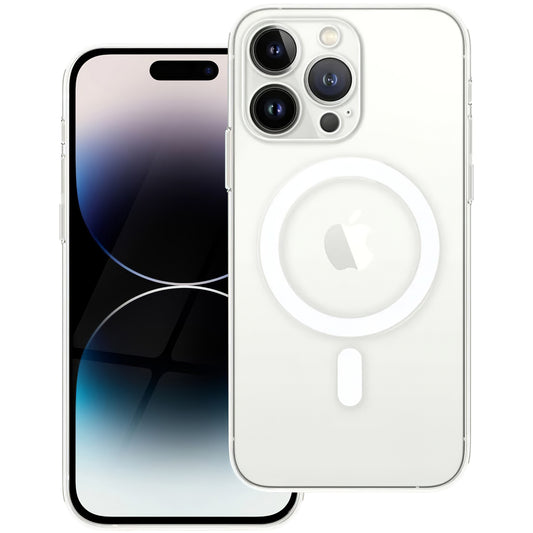 Θήκη MagSafe για Apple iPhone 14 Pro Max, OEM, Διαφανής, Διαφάνεια