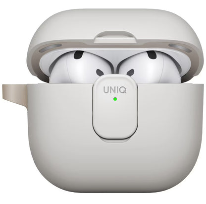 UNIQ Clyde Case for Apple AirPods 4, Beige Gray