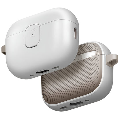 Θήκη UNIQ Clyde για Apple AirPods Pro 3, Γκρι Μπεζ