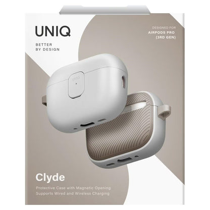 Θήκη UNIQ Clyde για Apple AirPods Pro 3, Γκρι Μπεζ