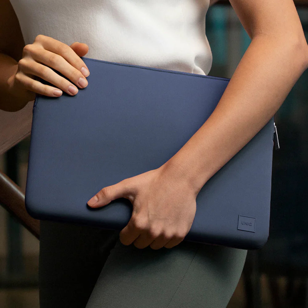 Θήκη UNIQ Cyprus για Laptop έως 14 ίντσες, Μπλε σκούρο