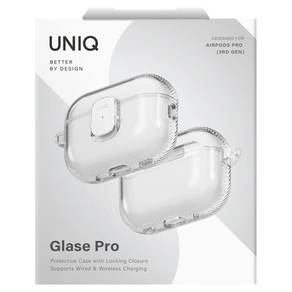 Θήκη UNIQ Glase Pro για Apple AirPods Pro 3, Διαφανής