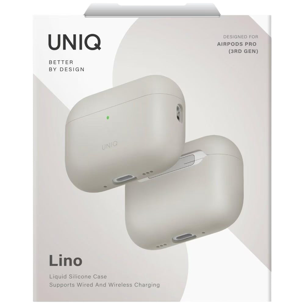 Θήκη UNIQ Lino για Apple AirPods Pro 3, Μπεζ