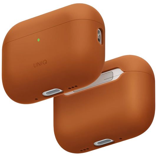 Θήκη UNIQ Lino για Apple AirPods Pro 3, Πορτοκαλί