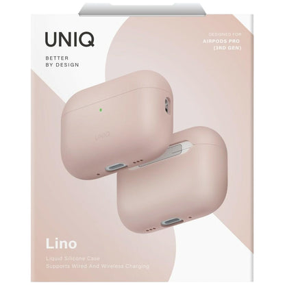 Θήκη UNIQ Lino για Apple AirPods Pro 3, Ροζ