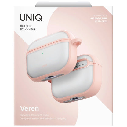 Θήκη UNIQ Veren για Apple AirPods Pro 3, Ροζ