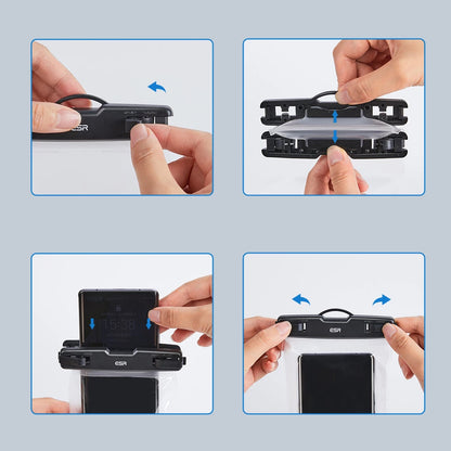 Θήκη Αδιάβροχη Παγκόσμια για Τηλέφωνο max. 6.5inch, ESR, Μαύρη