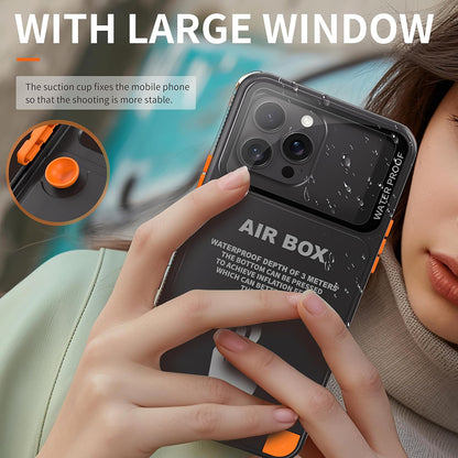 Αδιάβροχη Universal Θήκη για Τηλέφωνο max. 6.7 ίντσες, ShellBox, AirBox, Μαύρο