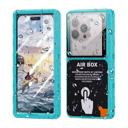 Universal Waterproof Case for Phone max. 6.9inch, ShellBox, AirBox, Blue
