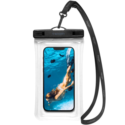 Θήκη Universal Waterproof για Τηλέφωνο max. 6.9inch, Spigen, A610, Διαφανής AMP04530