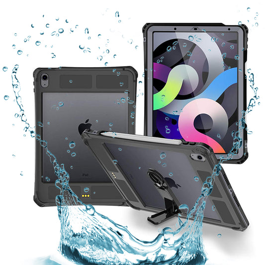 Αδιάβροχη Θήκη για Apple iPad Air (2022) / Air (2020), ShellBox, Μαύρη
