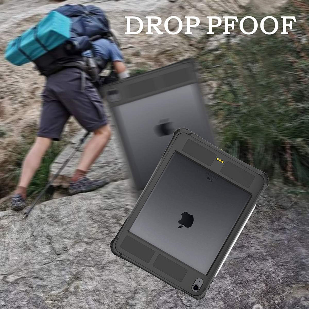 Αδιάβροχη Θήκη για Apple iPad Air (2022) / Air (2020), ShellBox, Μαύρη