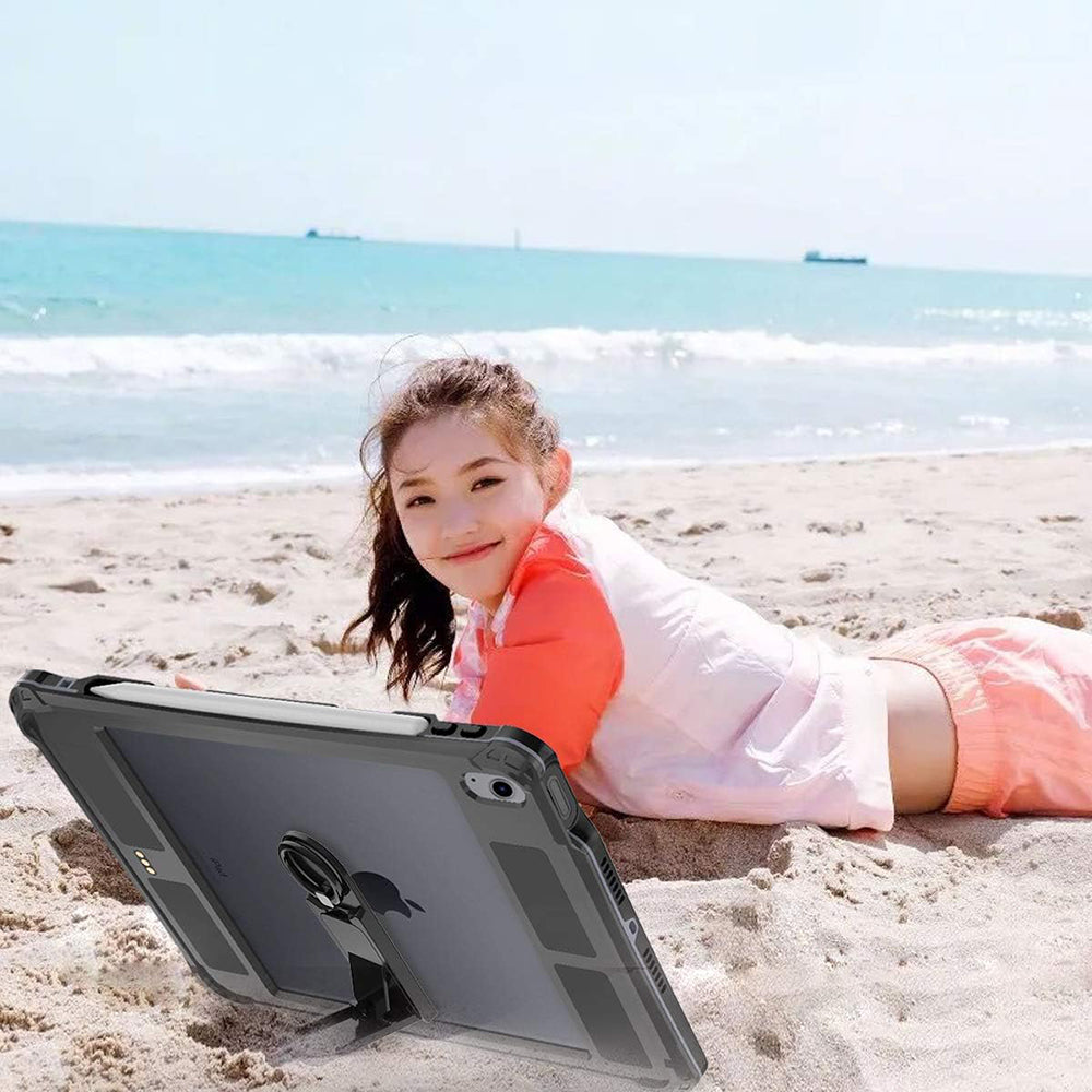 Αδιάβροχη Θήκη για Apple iPad Air (2022) / Air (2020), ShellBox, Μαύρη